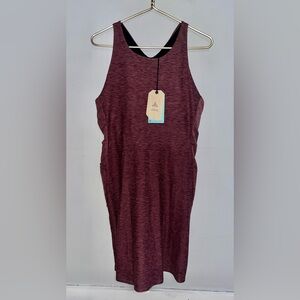 Prana Kimble Dress Flannel Heather Dress sz XL NWT!